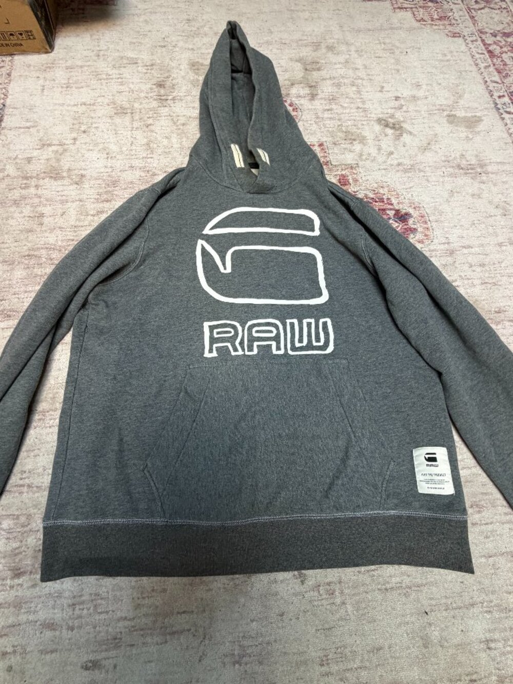 G-Star RAW Men's Gray Hoodie Size L In Great Shape!!